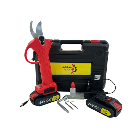 Agram tools® Prémium Delizs Ollók 24 V Dupla Akkumulátorral
