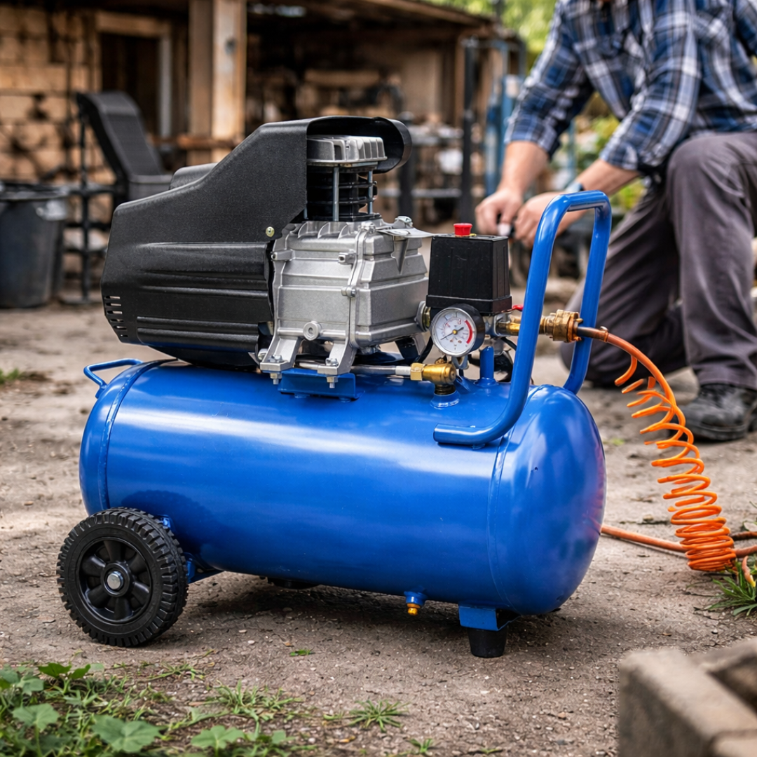 Kompresszor 50L két kimenettel
