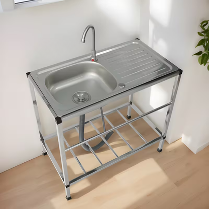 Inox leválasztott mosogató