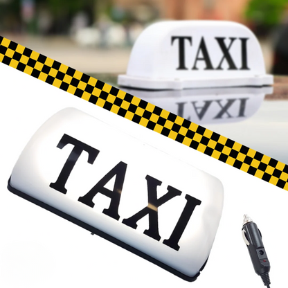 Tető TAXI LED asztal mágnessel és öngyújtó csatlakozással
