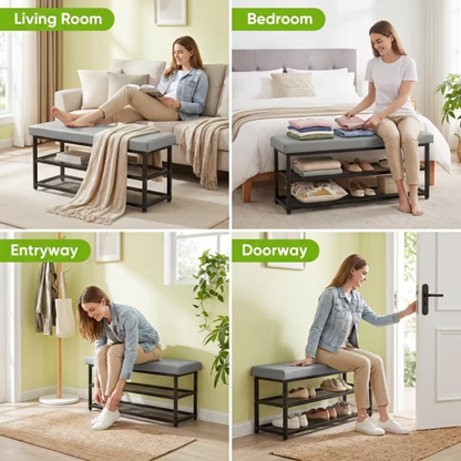 Hodder pad tárolóhellyel – szürke, 80 cm