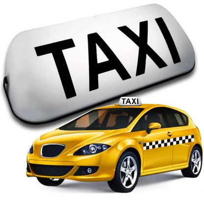 Tető TAXI LED asztal mágnessel és öngyújtó csatlakozással