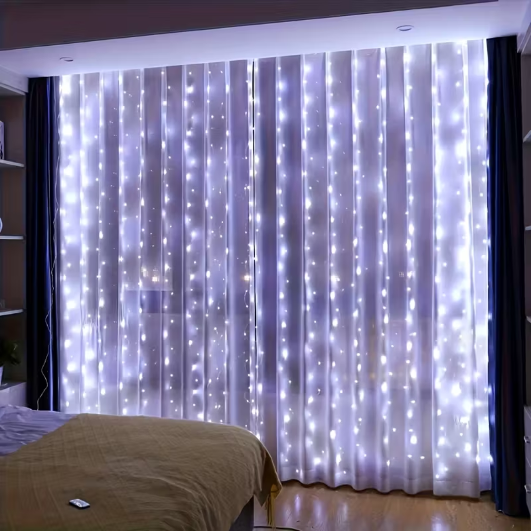 Varázslatos LED függöny