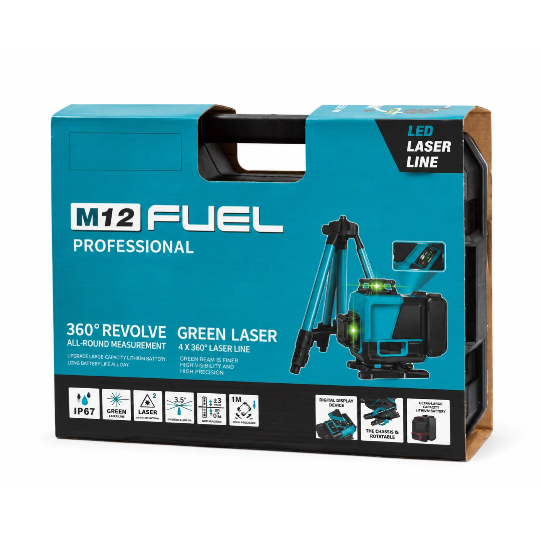 Laser niverer 4 × 360° – 16 vonal – kék