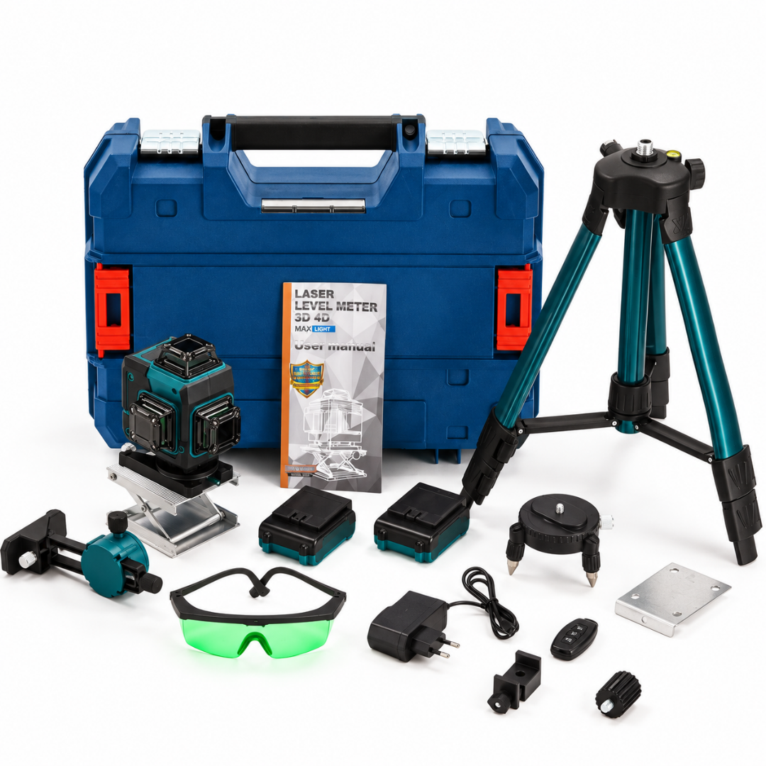 Laser niverer 4 × 360° – 16 vonal – zöld