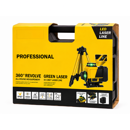 Laser niverer 4 × 360° – 16 vonal – sárga