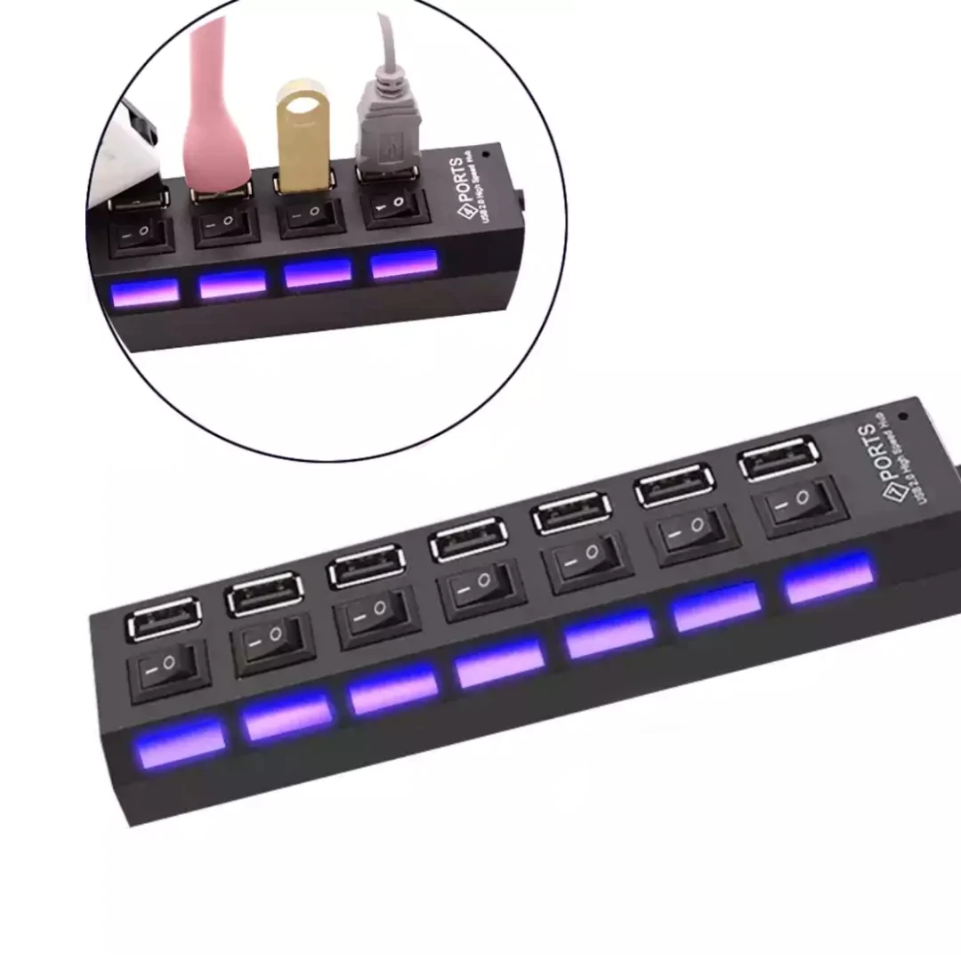 USB hub 7 porttal